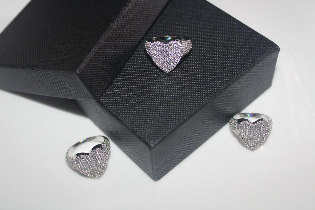 Heart Shaped Bling Ring