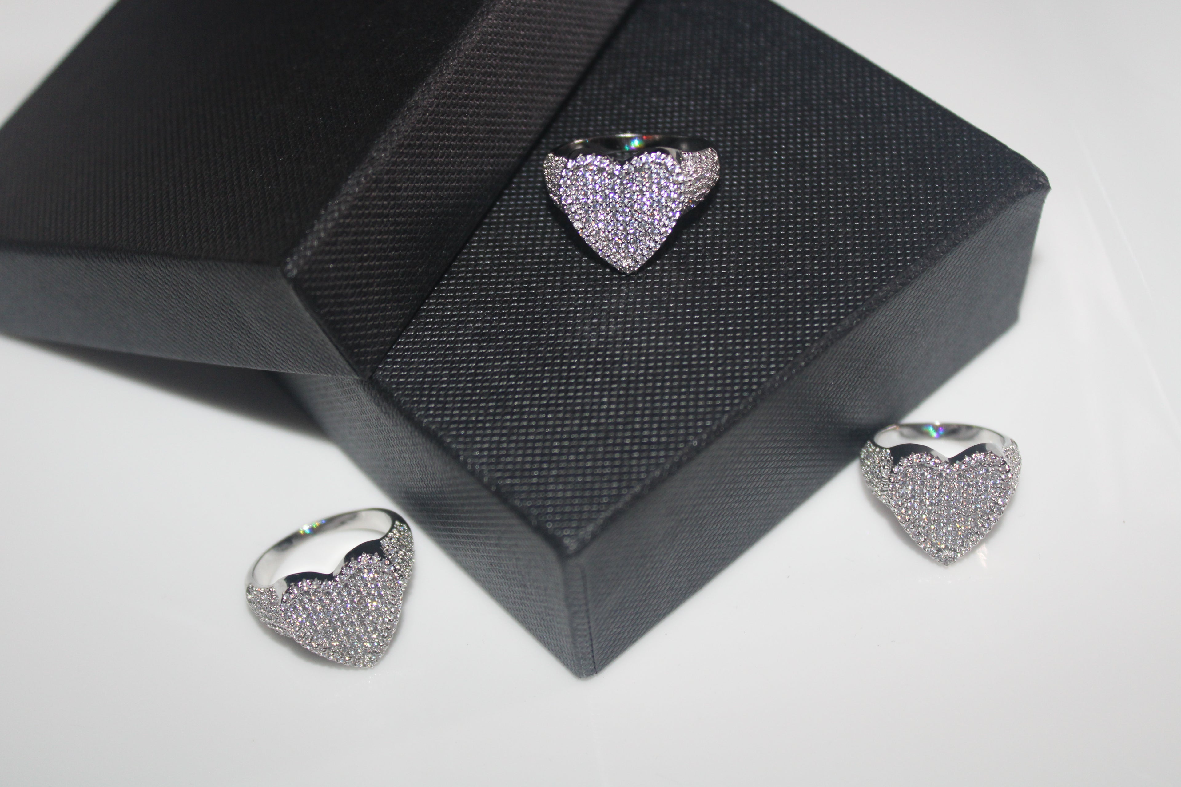Heart Shaped Bling Ring