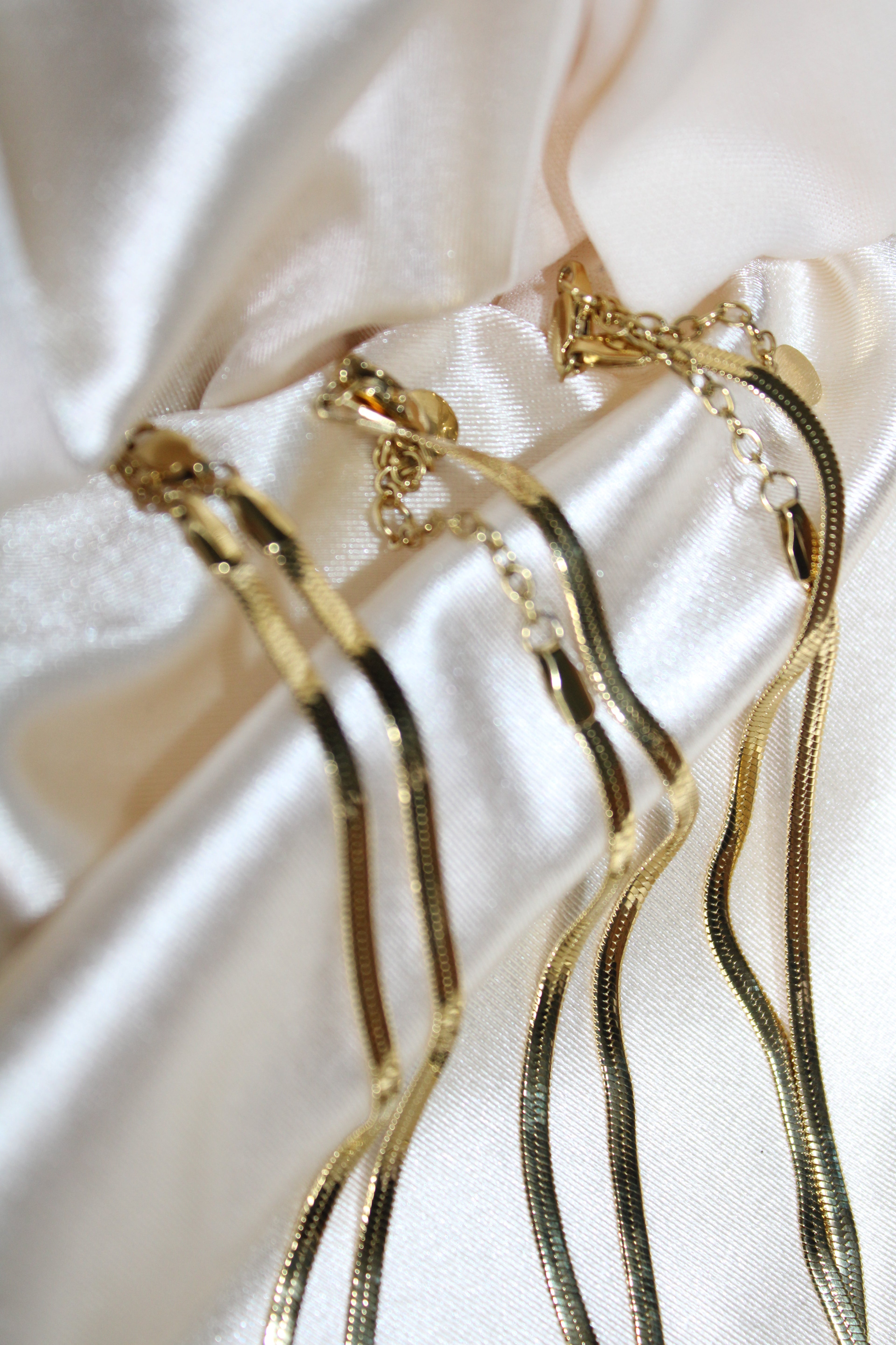 Stainless Steel Gold Plated Snake Chain